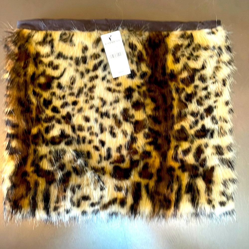 Express Infinity Faux Fur Cowl Scarf